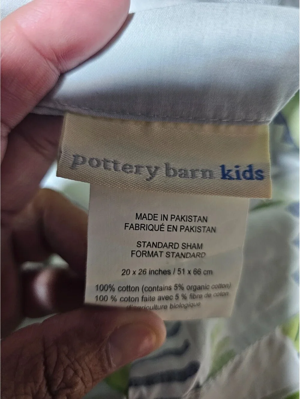 (2pc) Pottery Barn Kids Pillow Shams Standard Format 20x26 Alligators Print